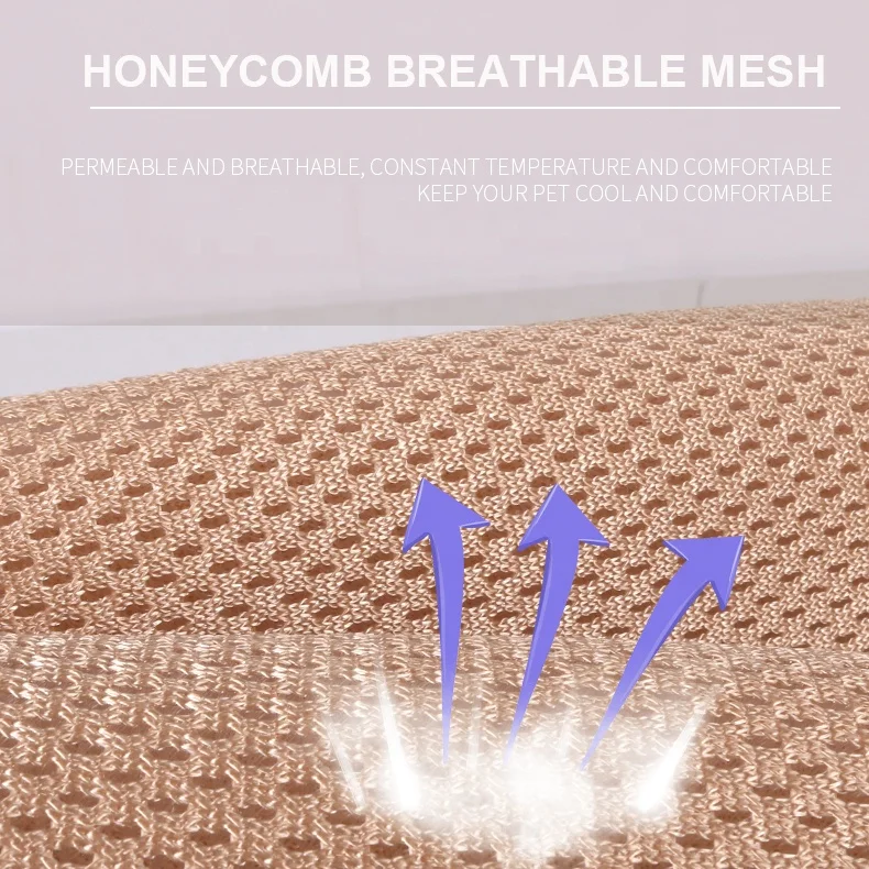 High Quality Pet Mats & Pads for Dogs Cats Small to Large Breathable Fiber Bed Mat Washable Animal Pattern Comfortable Sleeping