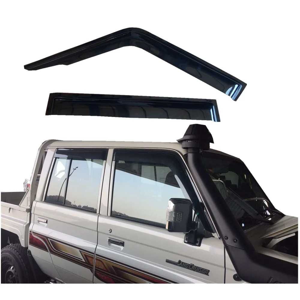 Professional Window Visor Bonnet Stone Guard For Toyota Landruiser 70 76 78 79 Series lc70 lc79