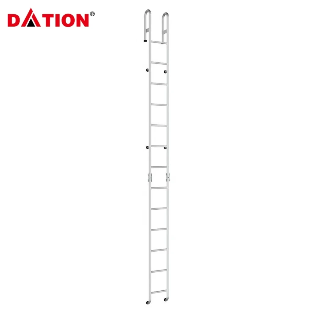 Custom Made Marine Aluminium Boat Boarding Ladder Folding Step Ladder Telescopic Boat Ladder