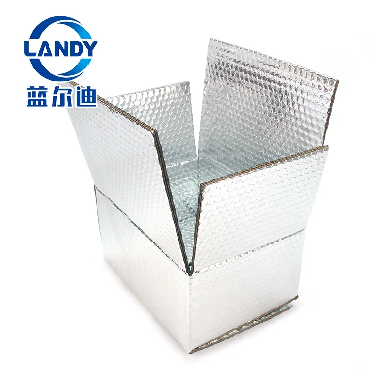 Frozen fresh fish paper packaging shipping fish box overnight in hot weather