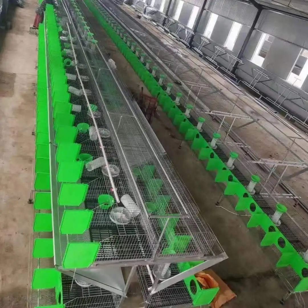 Stacking Rabbit Breeding Battery Cage for rabbit farm