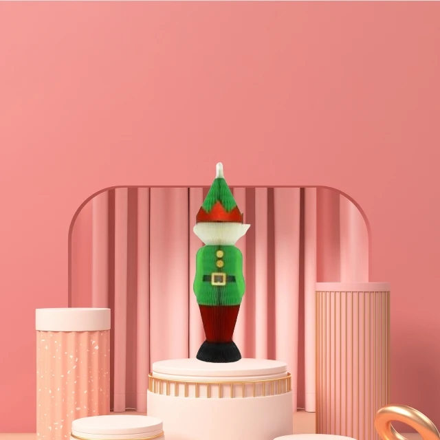 Organ paper Santa Claus Christmas decoration landing creative living room shop shopping mall window hotel large landscaping