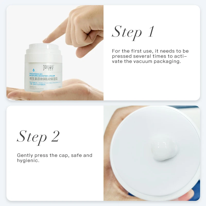 Hot Selling Face Skin Care Provitamin B5 Squalane Quick Repairing Long-Lasting Firming Acid Hyaluronic Night Facial Cream