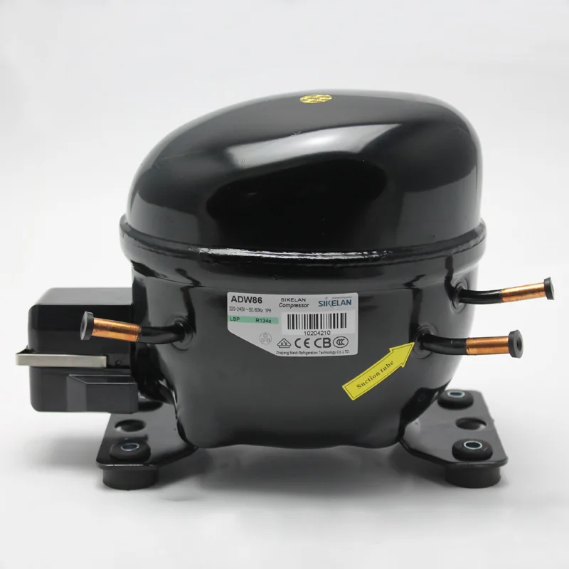 ADW86  refrigeration compressor  220-240v R134A 1/4+HP Domestic