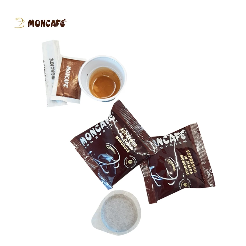 Export Made In Italy Premium Espresso Compatible Coffee Pods Italian Decaffeinated Coffee Pods Kit