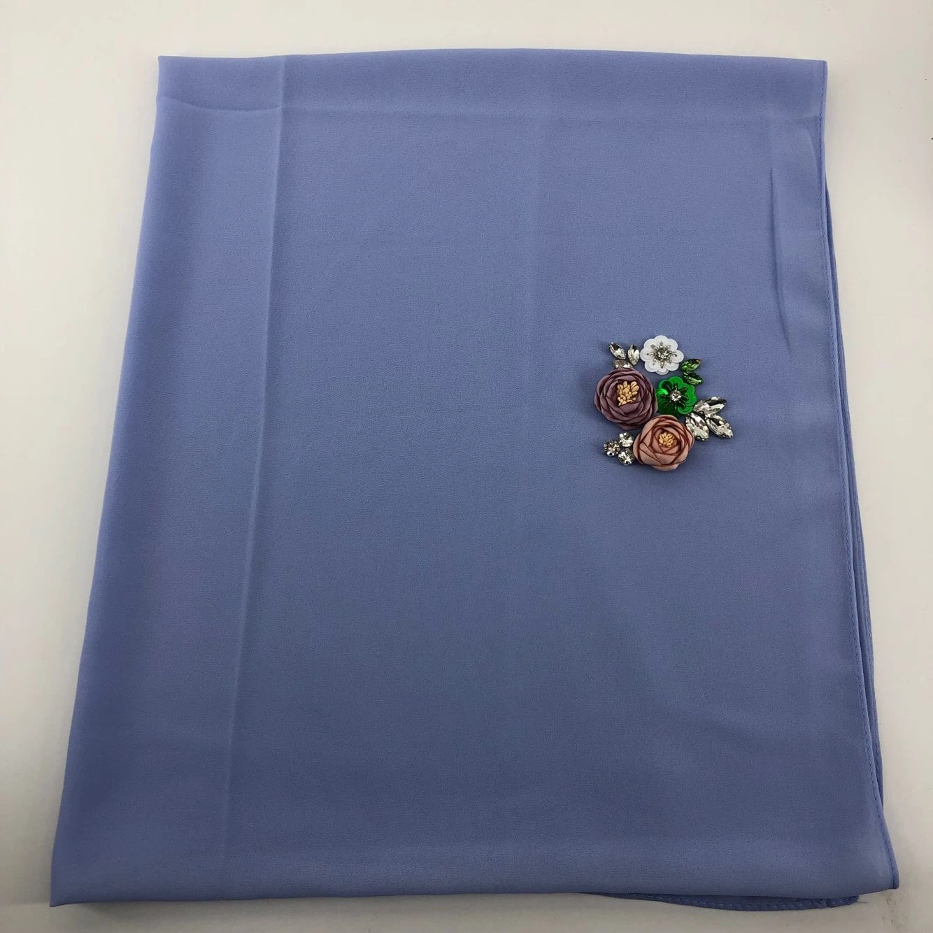 wholesale custom made hand drill chiffon hijab Scarf Muslim Hijab hot selling Scarf chiffon hijab