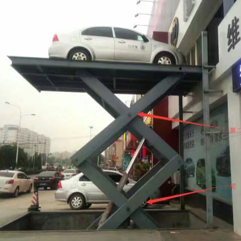 
High quality stationary type hydrolic lift cargo lifts electric scissors cargo lifts 