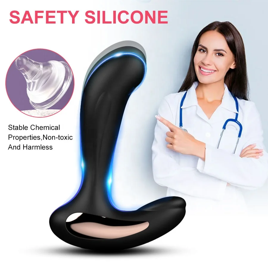 Amazon Trending Body Safe Silicone anal vibrator with remote control prostate massager sex toy for male men women