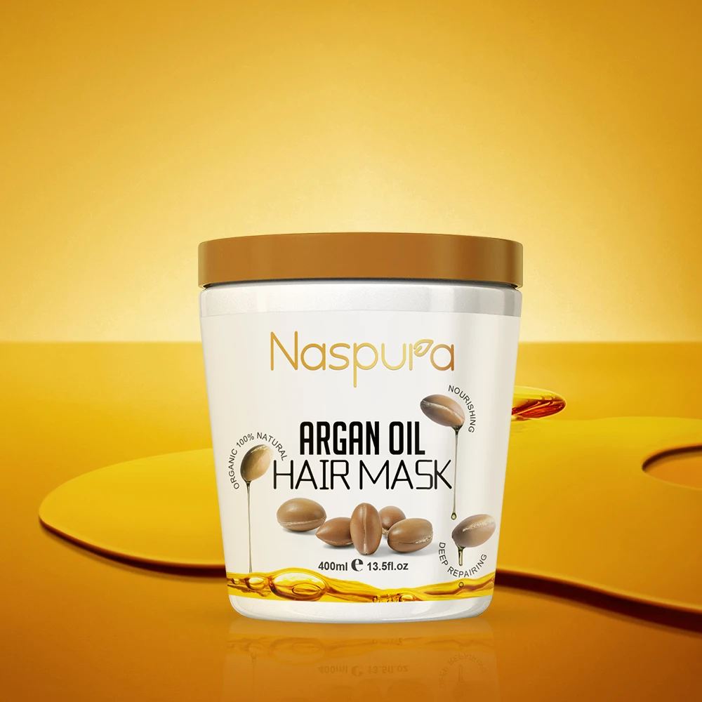 Argan Oil  Provide Nutrient Nourishing Damaged Hair Enhancing Shiny Private Label Hair Mask