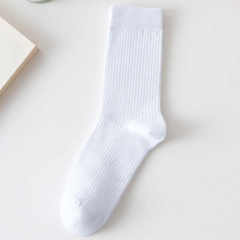 Wholesale high quality designer oem personalised plain knitted embroidery crew men embroidered logo custom socks