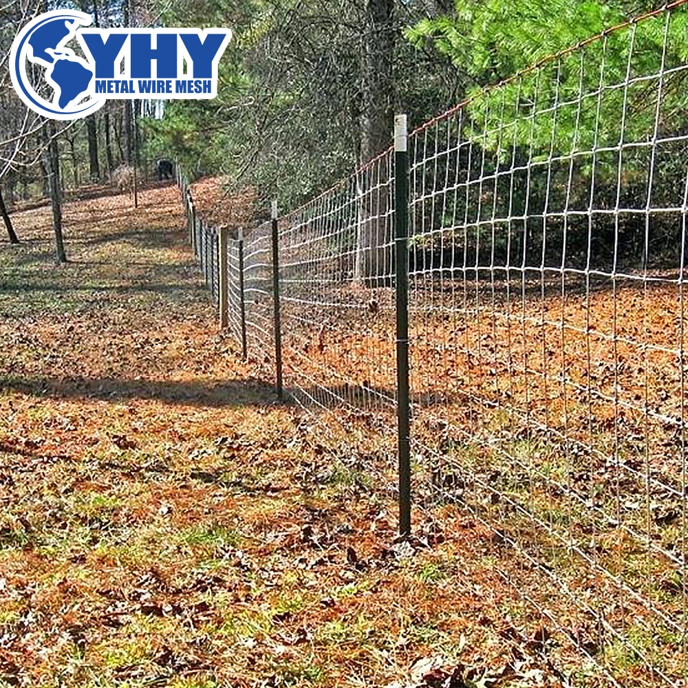 YHY cheap goat, sheep wire mesh fence farm hinge joint cattle fencing