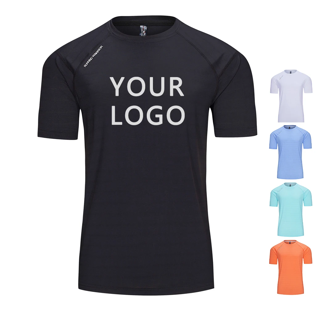 Cheap custom high quality quick dry loose fit summer round neck plain casual unisex sports workout gym t-shirts wholesale