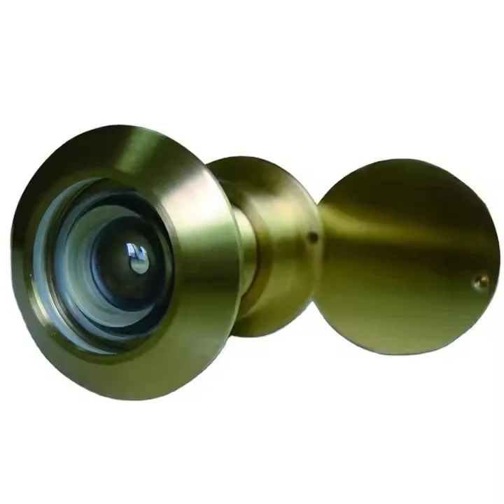 35-55mm Door Thickness Zinc Alloy Satin Nickel Door Peephole Viewer For House