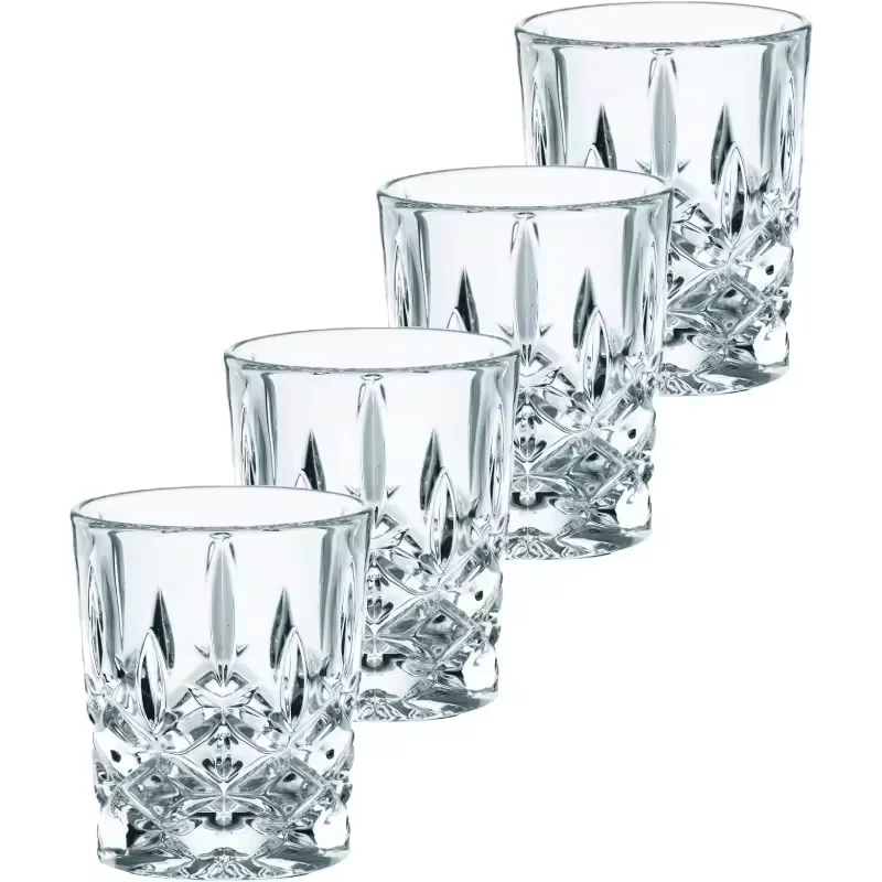 Engraved Whisky tumbler Crystal Glass Ocean Tumbler lead Free Gorgeous Engraved Luxury Gift Bourbon Glass