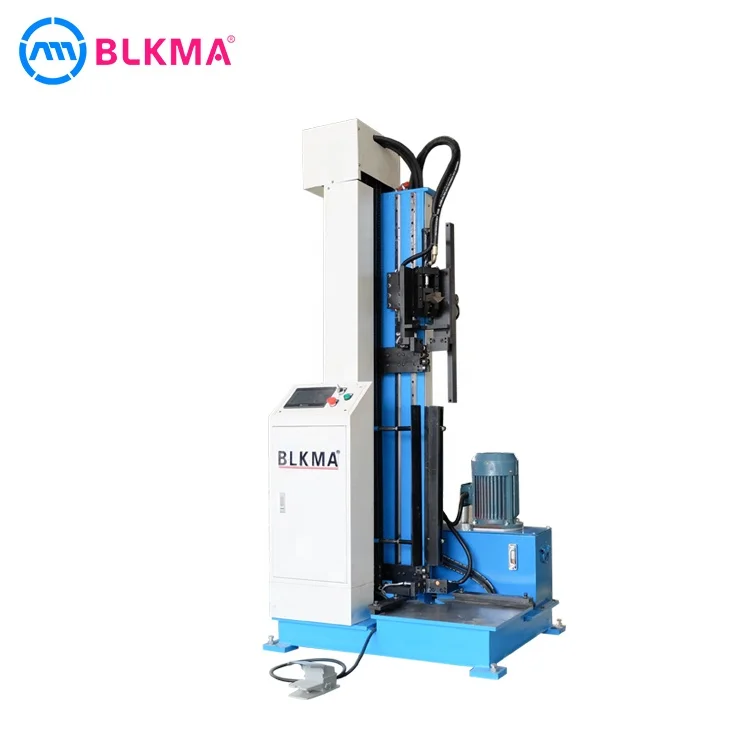 Blkma Factory Vertical Duct Seam Machine /Hydraulic Square Tube Lock Closer with High Quality