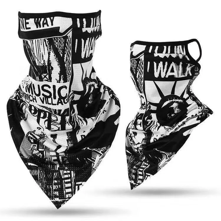 Factory direct face mask Custom Logo Neck Printing Warmer Neck Gaiter Microfiber Neck Tube Bandana