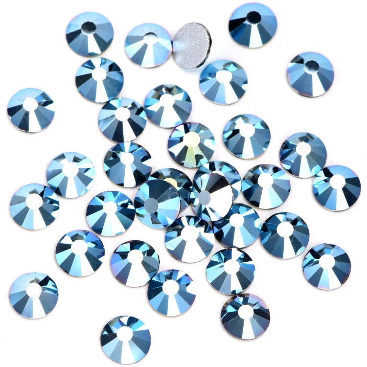 wholesale 1400pcs SS2-34 Mix AB Color Diamond Crystal Flatback Glass Rhinestones Gems For DIY Nail Art Decoration Garments Shoes