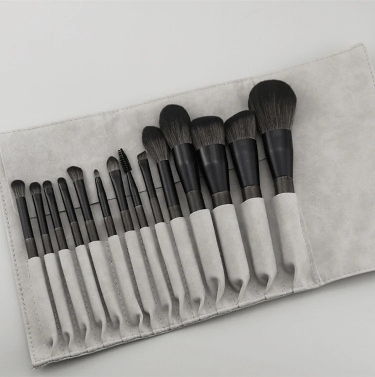 High quality custom luxury rhinestone makeup brush set unique professional makeup brush set