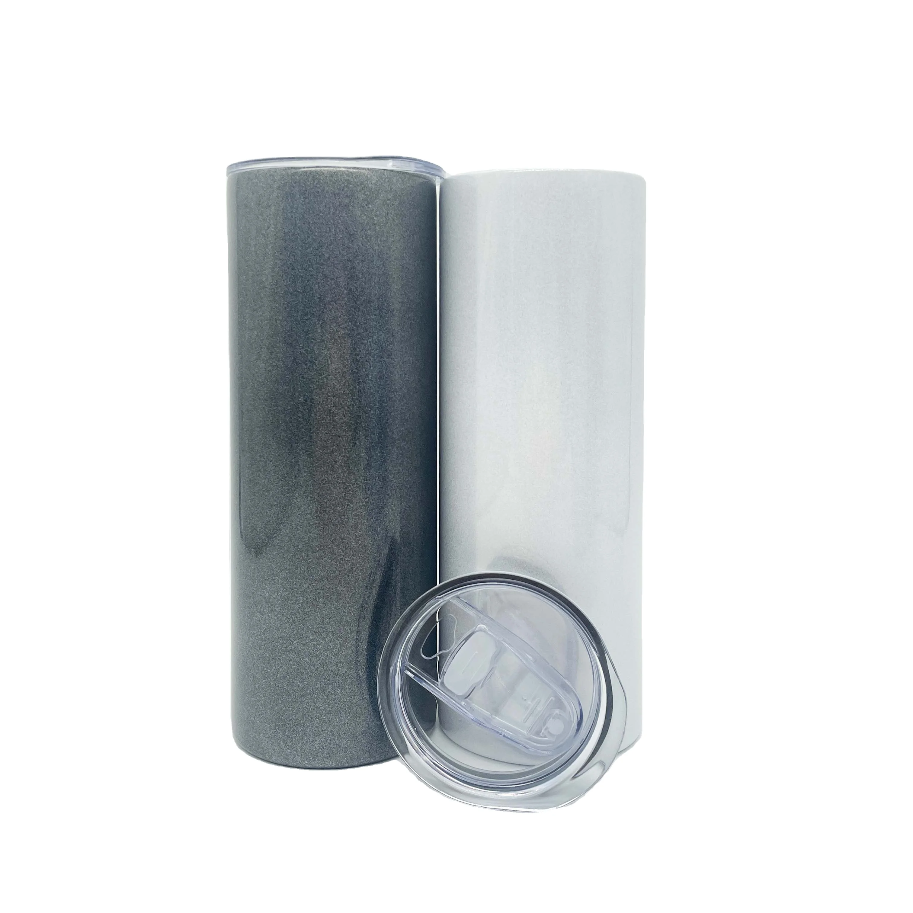 Fiona Chen US Warehouse Stocked: 20oz Glitter Sublimation Straight Tumbler Stainless Steel Tumbler