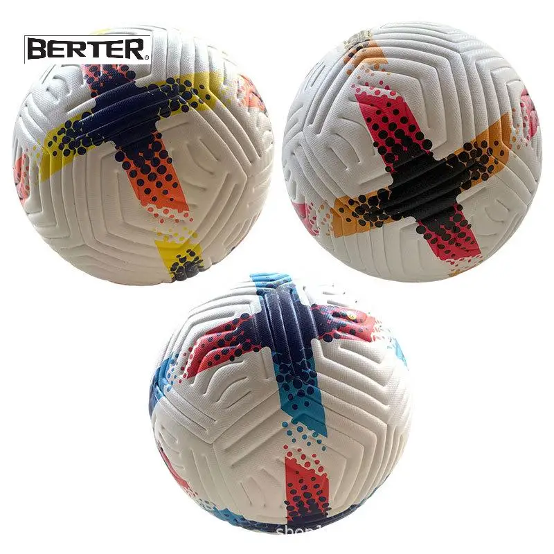 Heat-Fitted Non-Slip Wear-Resistant Training Match Soccer Ball Size 5 Adult Children Primary  and Secondary School Students