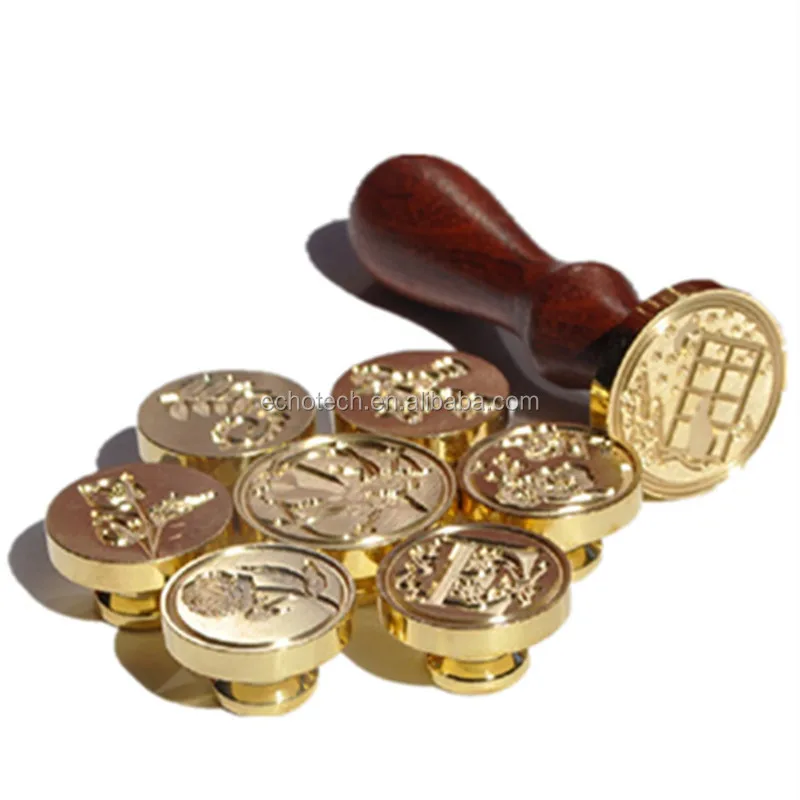 Custom logo moq 1 pcs  sealing Wax Seal Stamp
