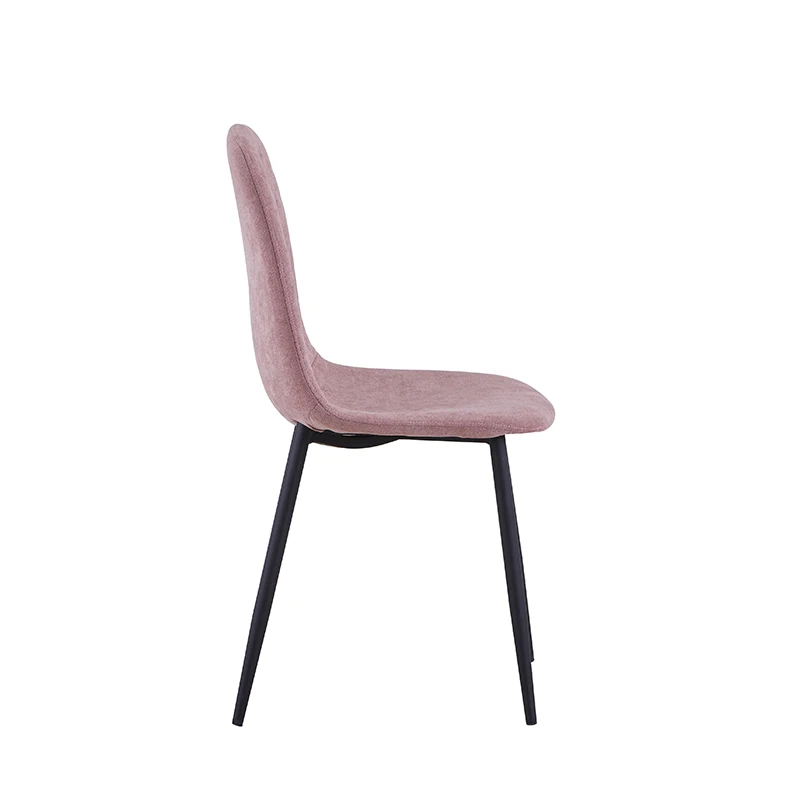 Низкая цена, мебель для столовой, Современные тканевые обеденные стулья, металлические ножки, стулья для ресторана, стулья для отеля