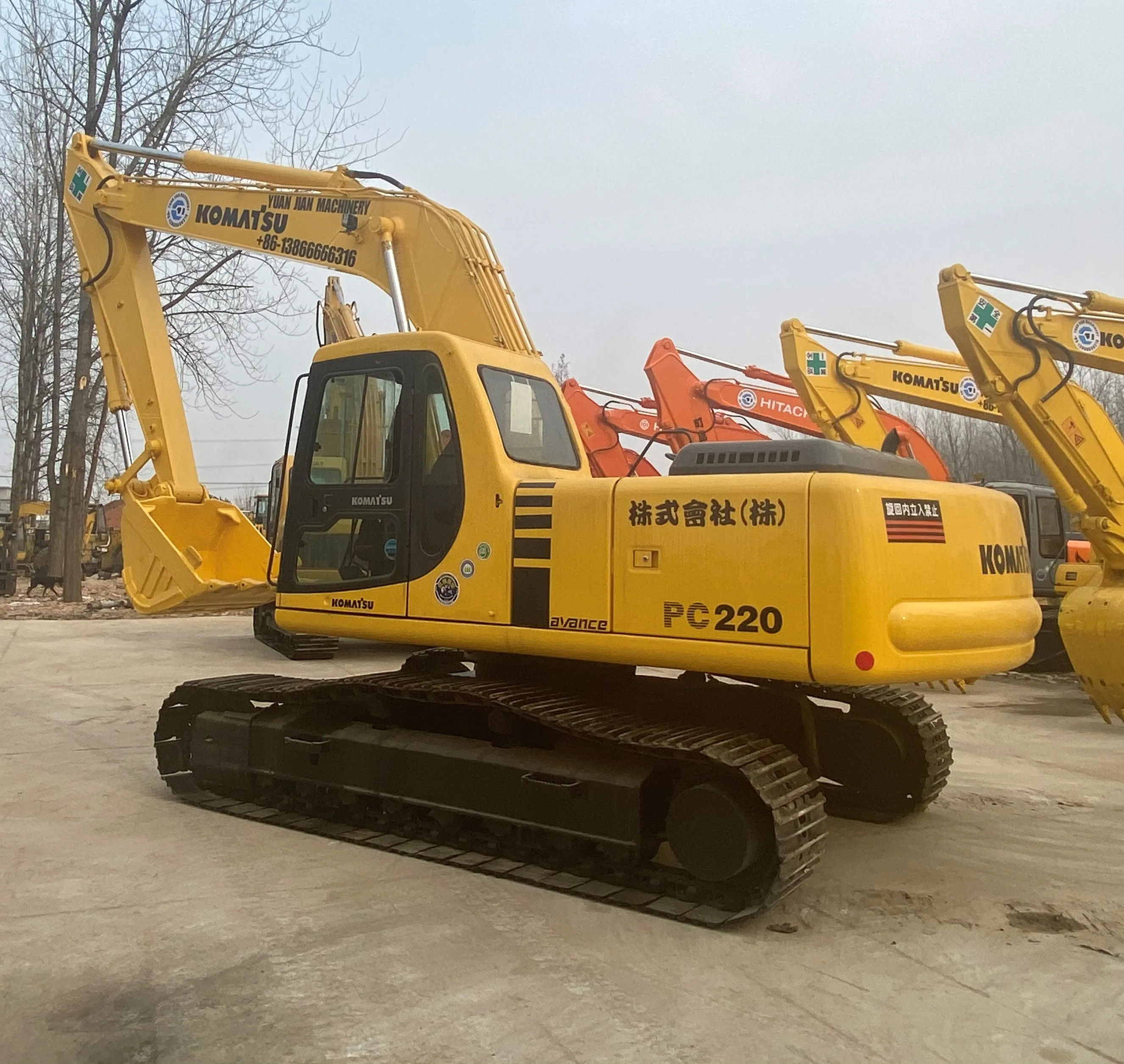 HOT!!!! Used Rubber tracks Crawler Excavator KOMATSU PC220-6 PC220-8 PC55 PC120-6 PC35 PC270 PC220-8 PC78US PC400