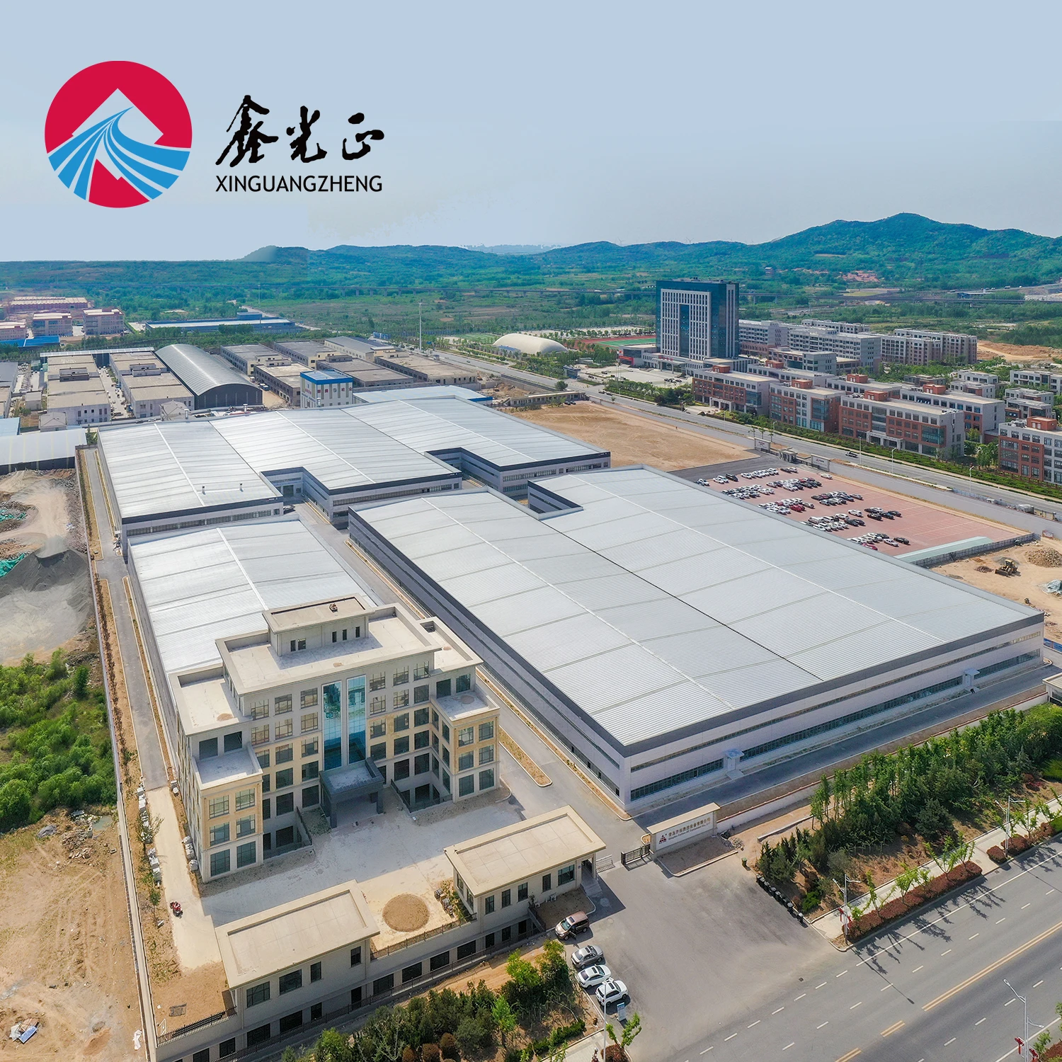 H beam frames steel structure workshop metal building prefab warehouse with prefabricated sandwich panel system