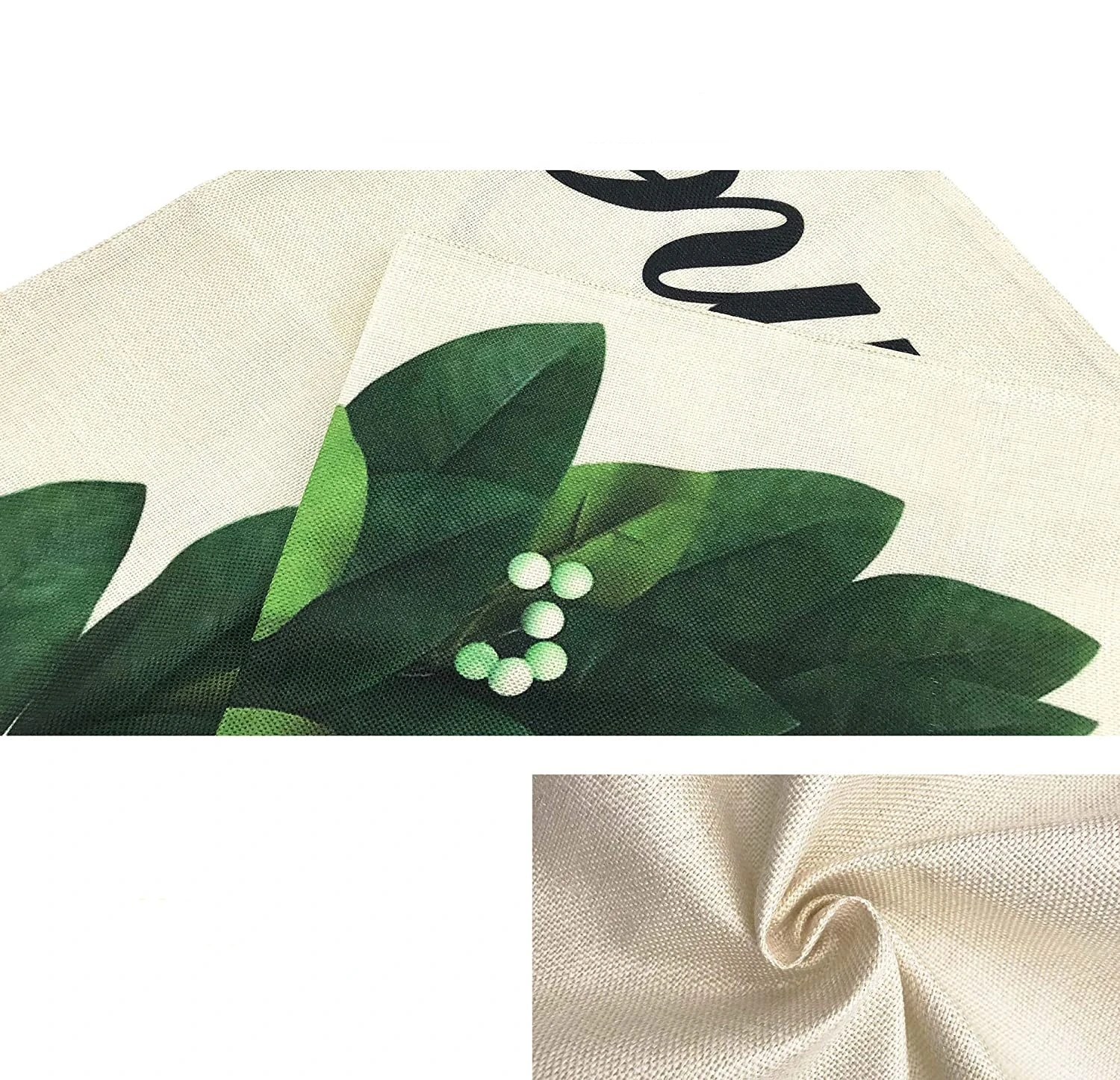 12X18in Double Sided Burlap Welcome Pumpkin Doll Cat Halloween Garden Flag