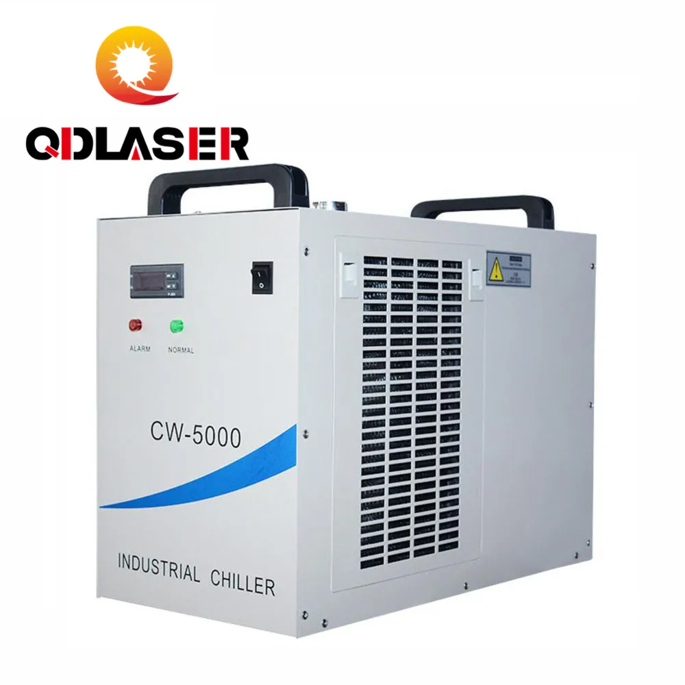 QDLASER водяной промышленный охладитель 110 В 60 Гц CW5000-DG для Co2 лазерной гравировки резки