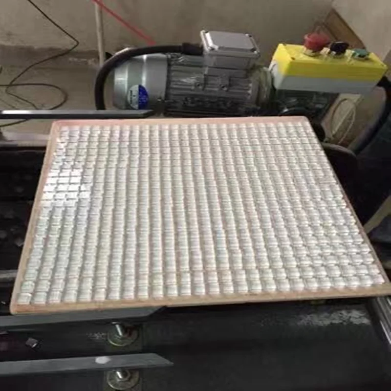 High quality CE standard automatic mosaic glass making breaking machine and stacking table