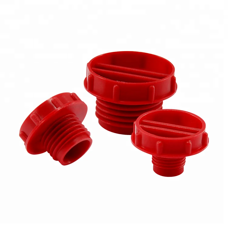 BSP thread male cap plastic male threaded sealing plugs
