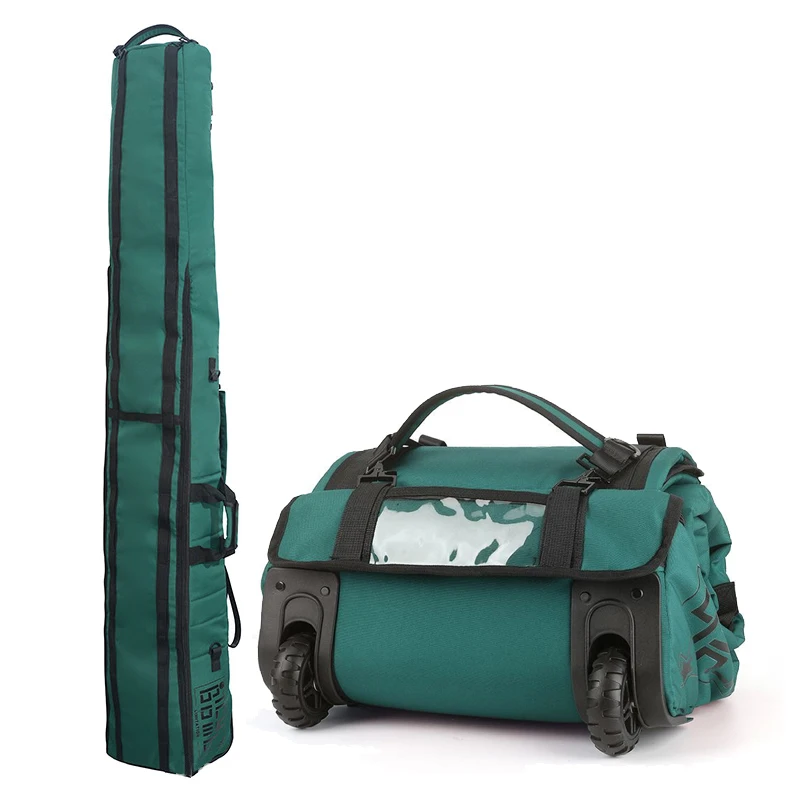 Premium Padded Ski Bag Ski Clothes Snow Gear Poles and Accessories Rolling Double SnowBoard Carry Bags for For Men Women