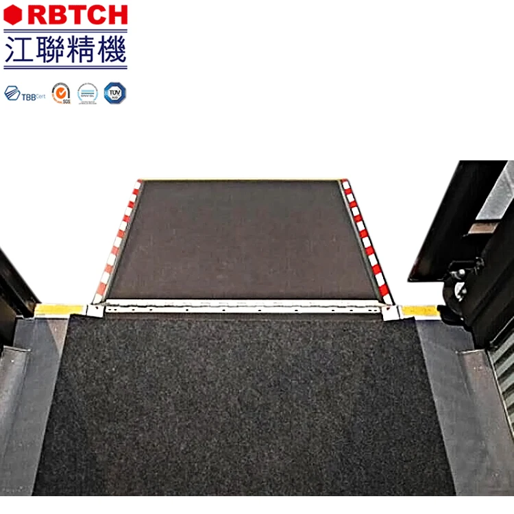 aluminum car loading flip manual wheelchair ramp