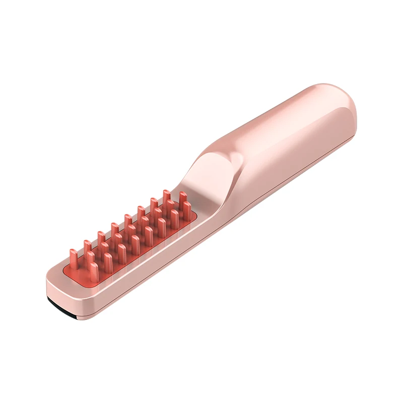 
Direct Selling Pink and Black Metal Cordless Convenient Hair Massage Comb Brush Gift Set for Daily Life 