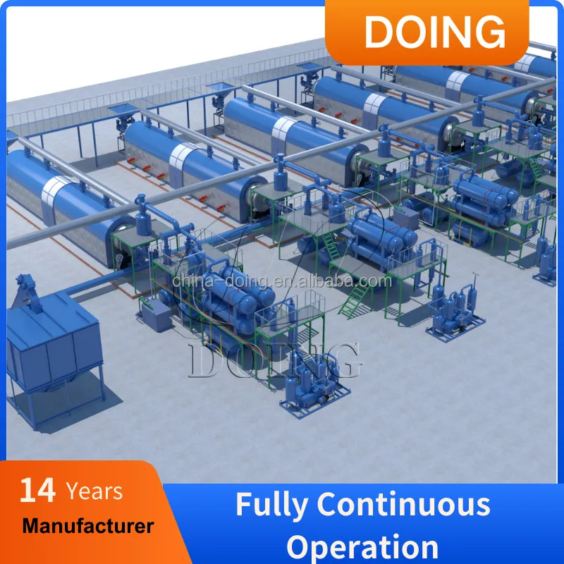 Hot sale Low cost continuous plastic Pyrolysis machine Scrap plastic recycling Pyrolysis Machine