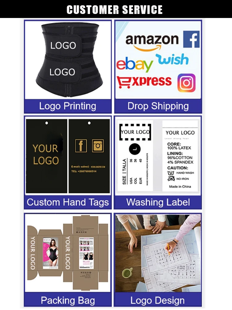 Top Selling Abdominal Tummy Control Neoprene Waist Trainer Fat Burning High Elastic Women Thigh Eraser Waist Trainer