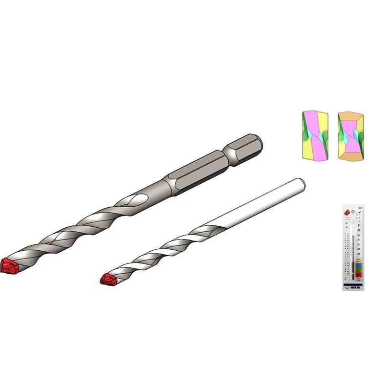 Drill Bit Set with Quick Change Shanks - Made in Taiwan