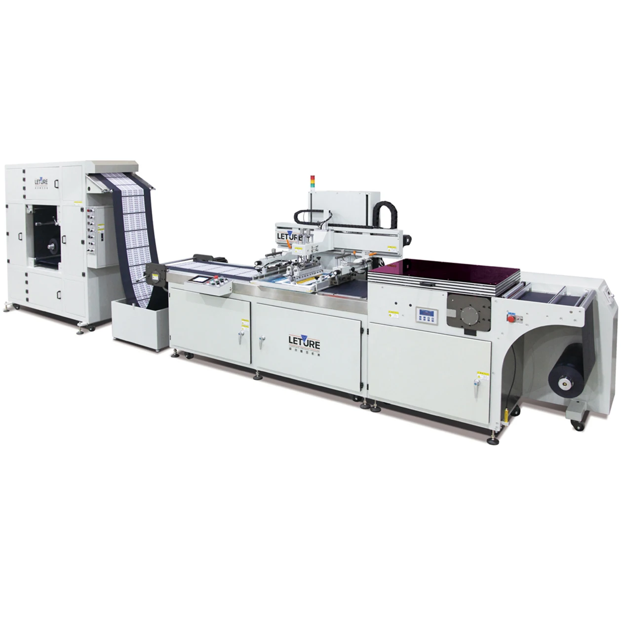 LC570SP-RS Roll To Roll Screen  Printing Machine