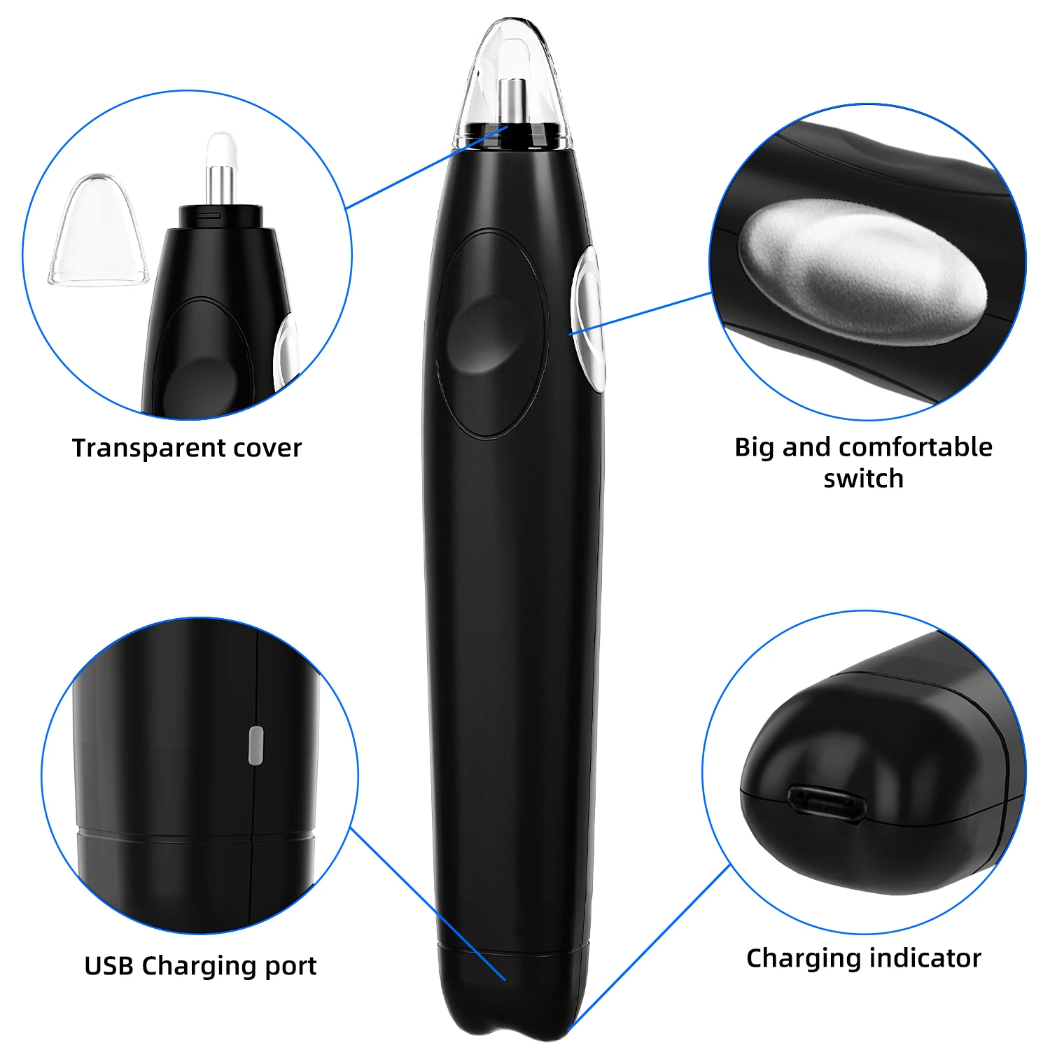 Zongmao Custom Logo Electric Eraser School Supplies Promotional Gift Kids Stationery Recharge Electric Eraser With Rubber Eraser