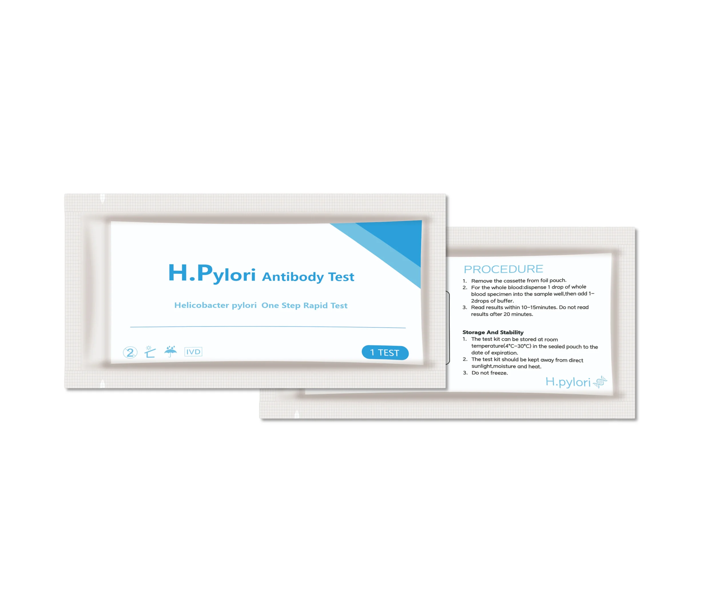 Manufacturer Wholesale Hot Selling Healthcare Quick Accurate Rapid Test H.Pylori  One Step Detection Cassette