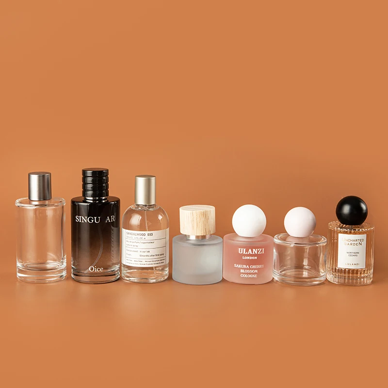 30ml 50ml 100ml Luxury Perfume Bottle printing Logo Fragrance Bottle Empty Refillable Perfume Glass Spray Bottles