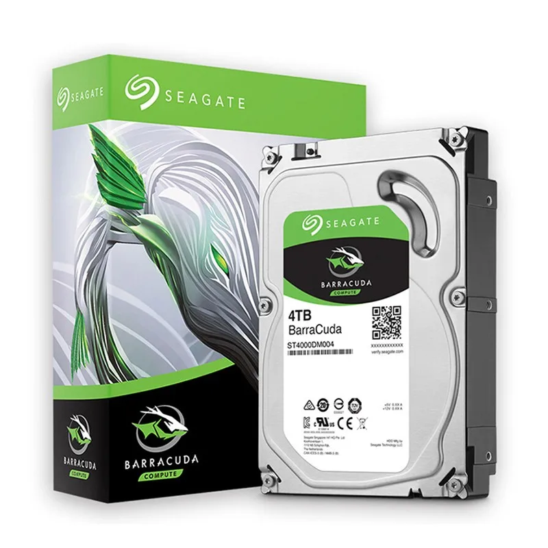 Жесткий диск Seagate Barracuda ST4000DM004 3,5 дюйма 4 ТБ 5400 об/мин для настольного ПК или ПК