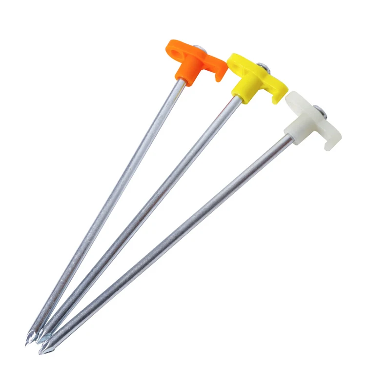 Heavy Duty Tent Stakes Pegs Outdoor Camping Windproof Professional Ground Stakes Metal Tent Pegs