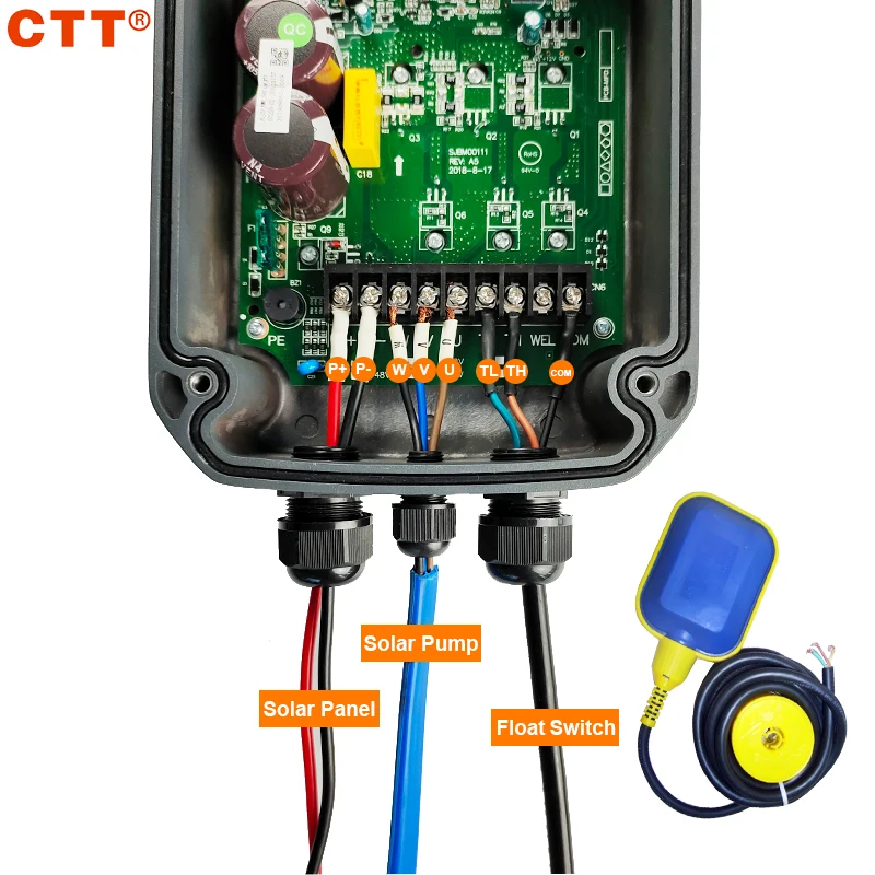 feili solar submersible water pump in 1 horse power 1000 volts solar borehole water pumping machine solar deep well water pump