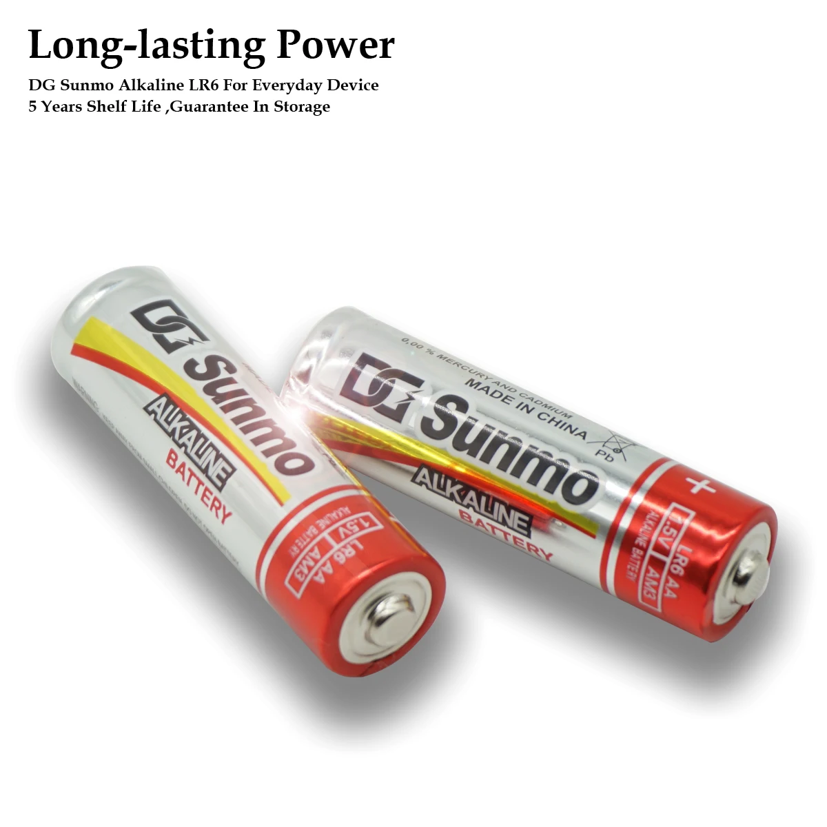 China Supplier Custom OEM / ODM Service 1.5v LR6 AM3 NO 5 AA non-pollution ultra Alkaline Battery AA Wholesale
