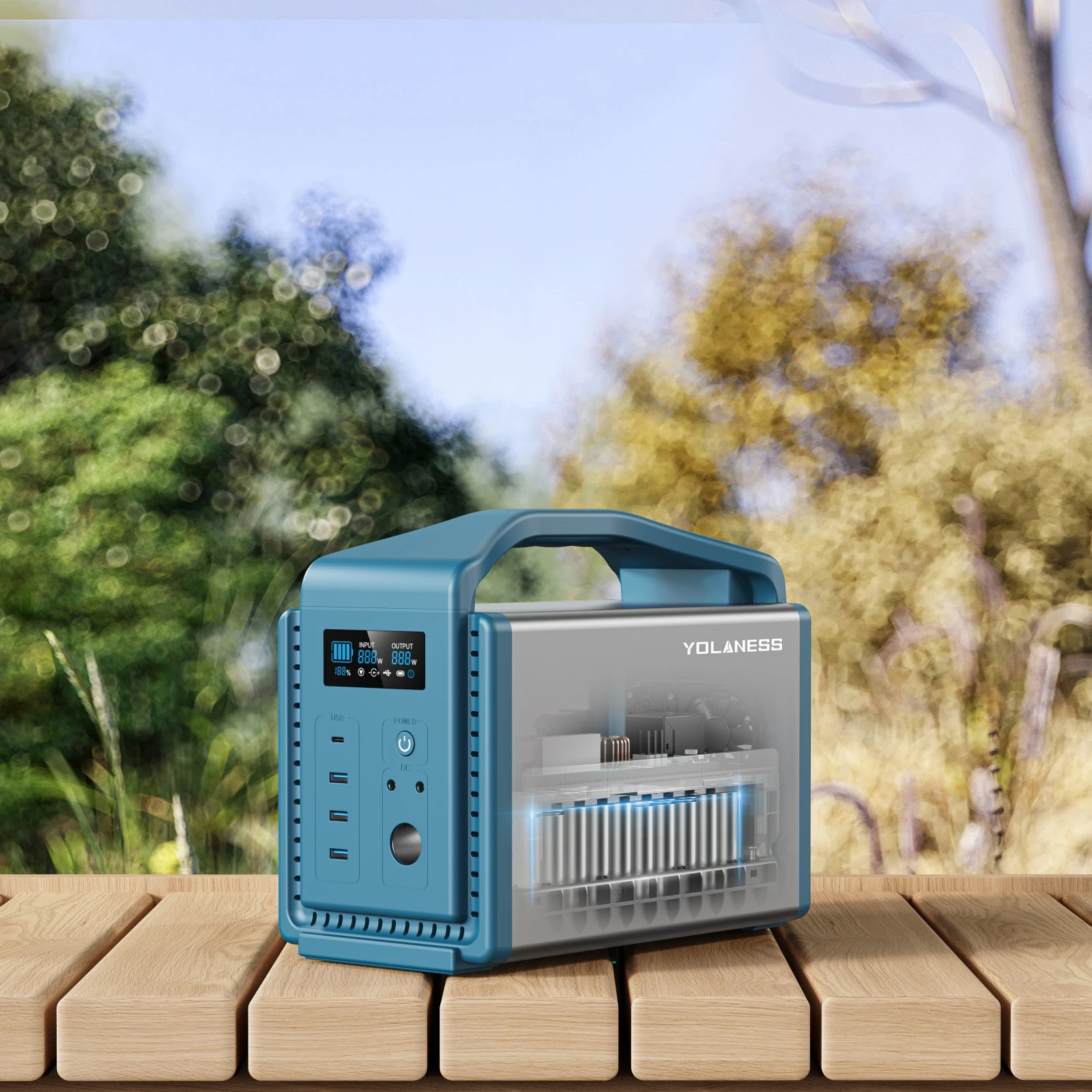 TOPBAND Eu Us Stock Portable Solar Power Station 299wh 110v 220v Energy Generator Portable Emergency Power Supply