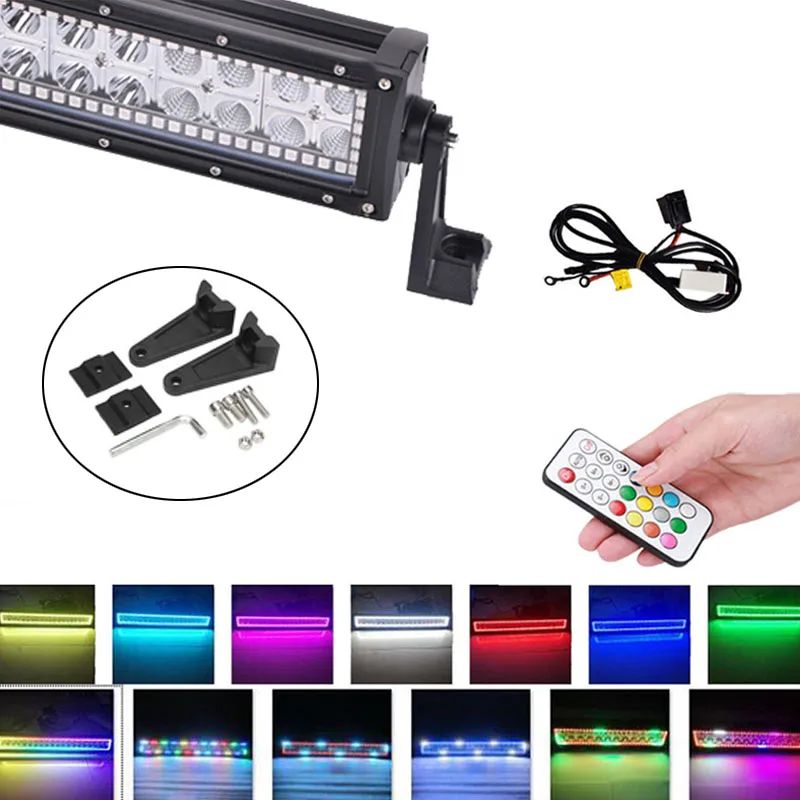 Wholesale 15 to 50inch 12v Rgb Chasing Light Bar Led Bar Light 4x4