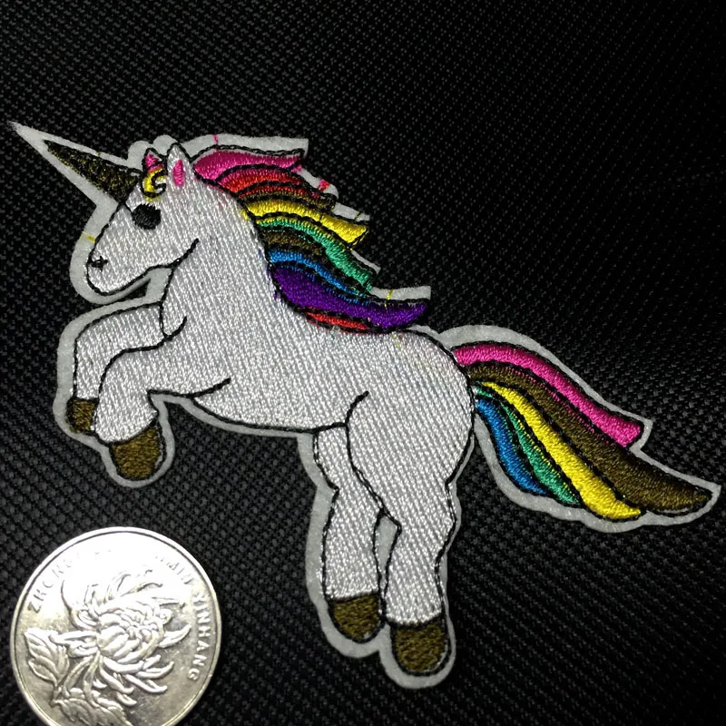 Stickers Wholesale Clothes Pants Badge Cartoon Animal Horse Cloth Stickers Embroidery Patch