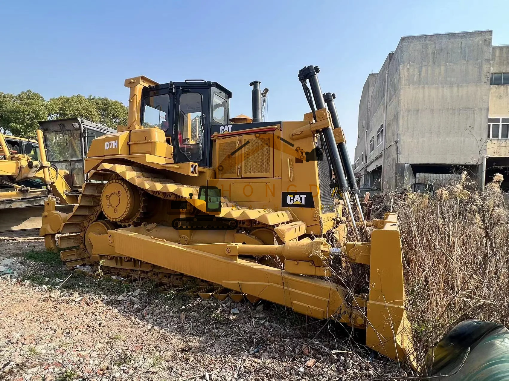 Chinese Used Machinery Parts Caterpillar D7H Dozer Bulldozers Price for Sale
